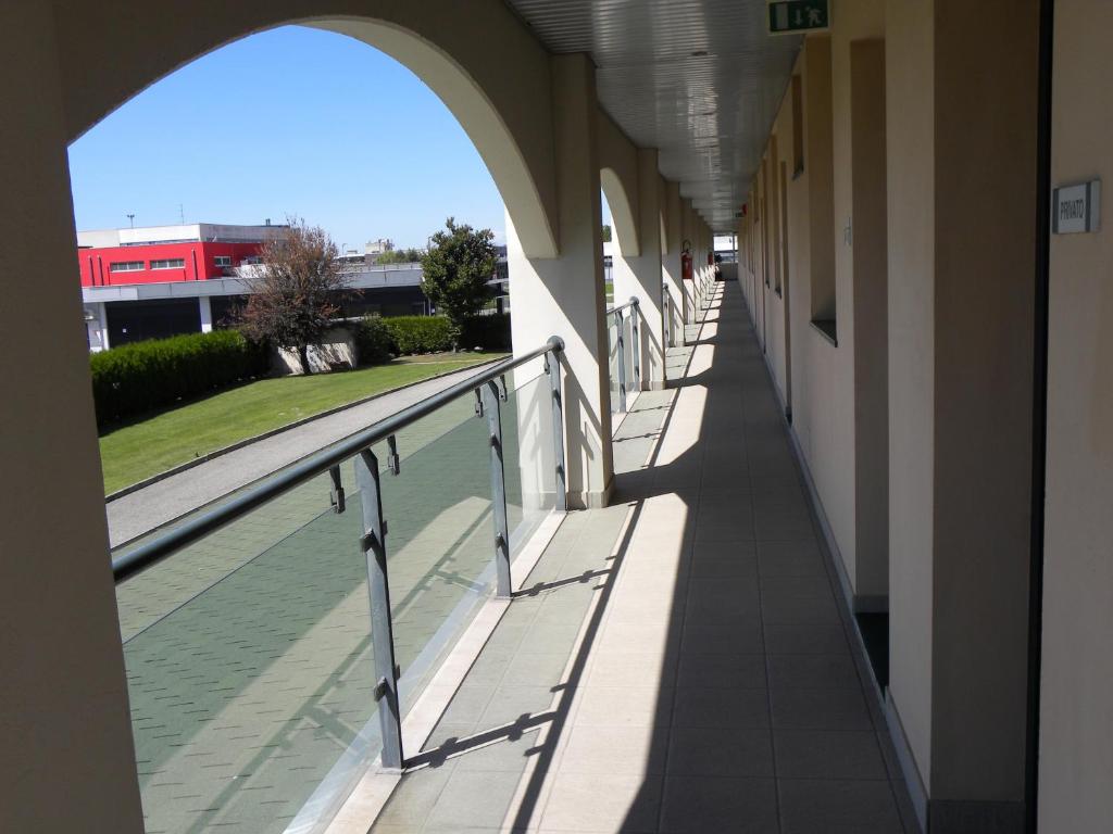 Balkón nebo terasa v ubytování Arcotel