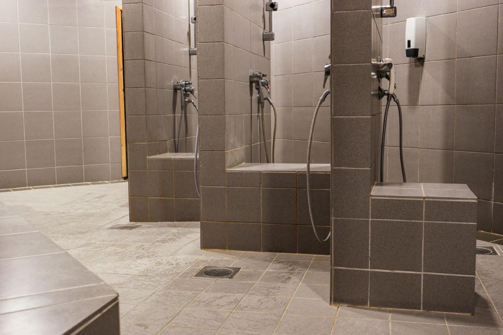 Koupelna v ubytování Ski-Inn Hotel Pyhätunturi