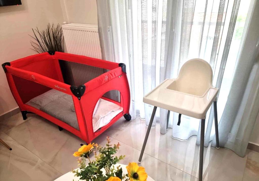 Posezení v ubytování Dream Home Veria