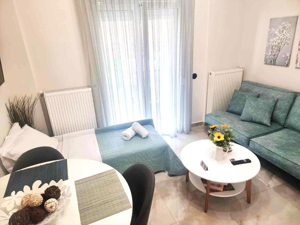 Posezení v ubytování Dream Home Veria