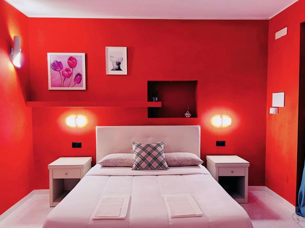 Posteľ alebo postele v izbe v ubytovaní B&B Cleofá