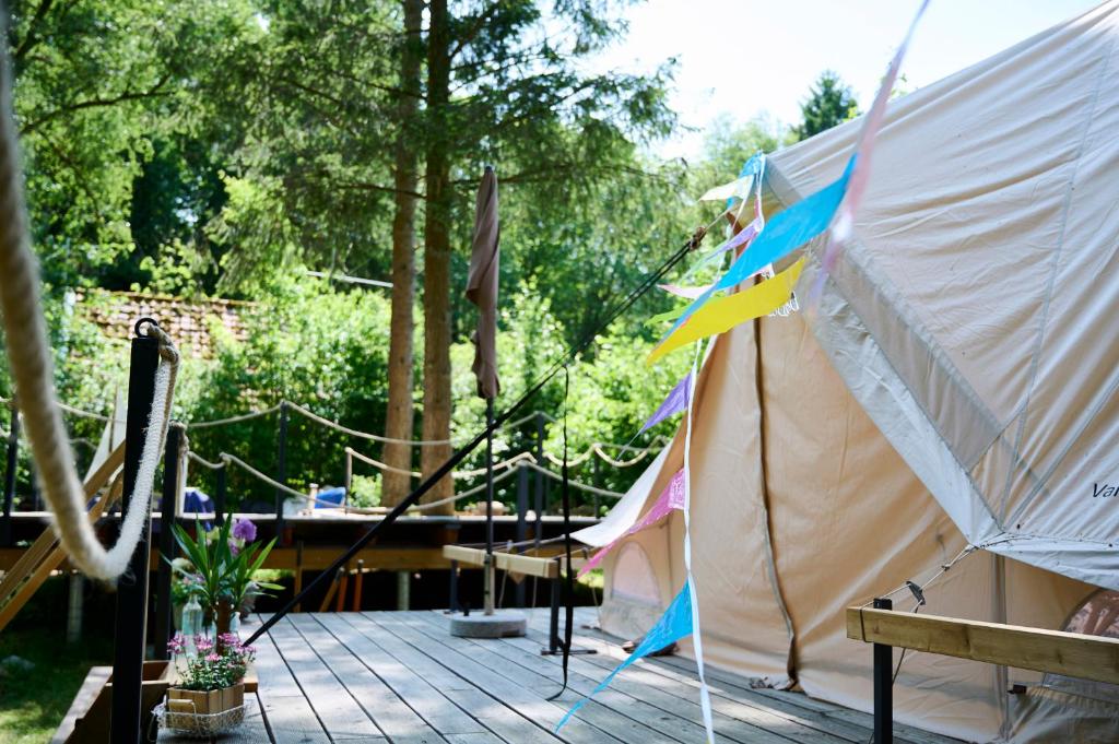 Zahrada ubytování Baumschiffhotel am Waldbad