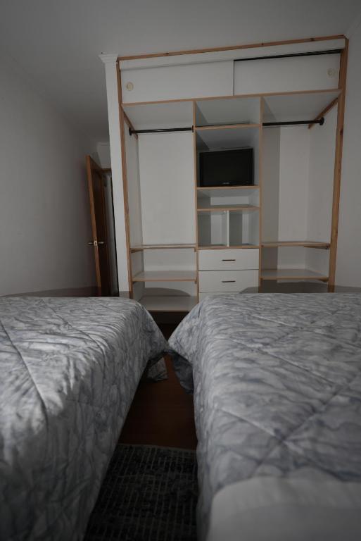 Postel nebo postele na pokoji v ubytování Refugio Atreyu