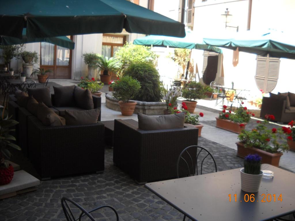 Posezení v ubytování Relais Hotel Antico Palazzo Rospigliosi