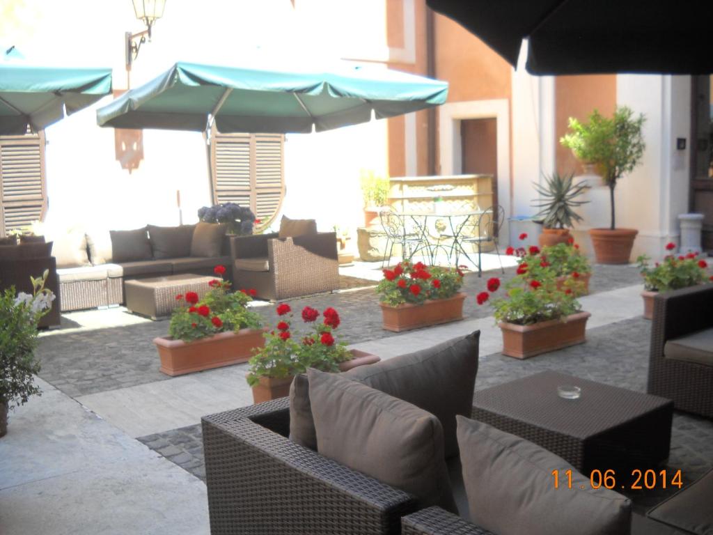 Posezení v ubytování Relais Hotel Antico Palazzo Rospigliosi