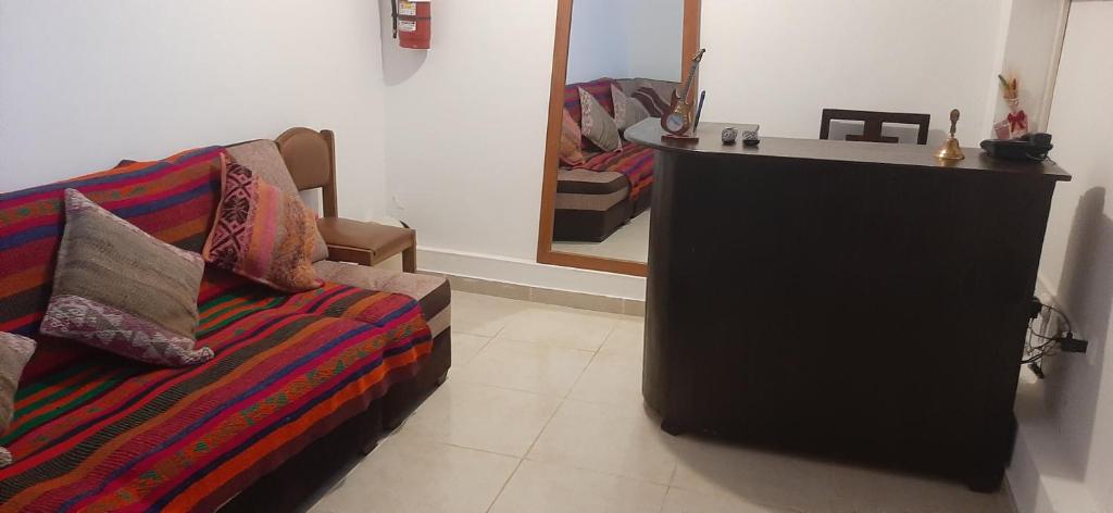 Posezení v ubytování Quipu Hostal
