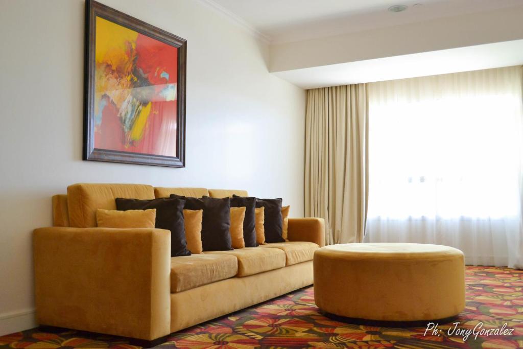 Posezení v ubytování Hotel Quinto Elemento