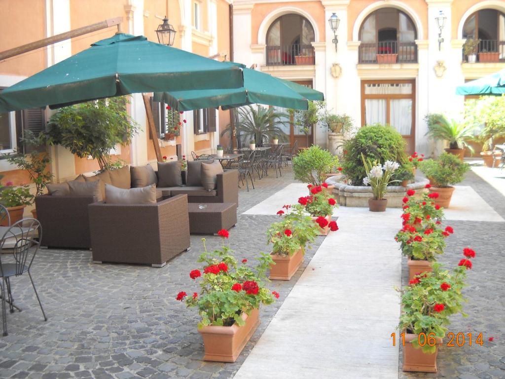 Posezení v ubytování Relais Hotel Antico Palazzo Rospigliosi