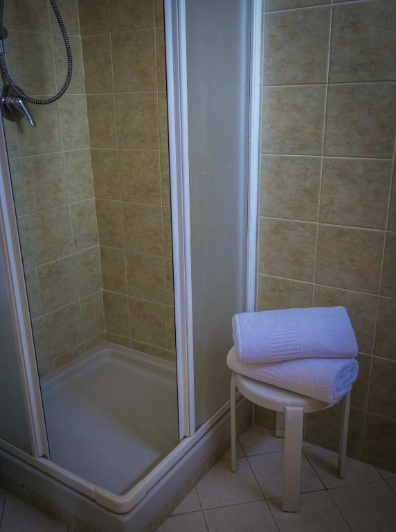 Koupelna v ubytování Albergo La Romanella