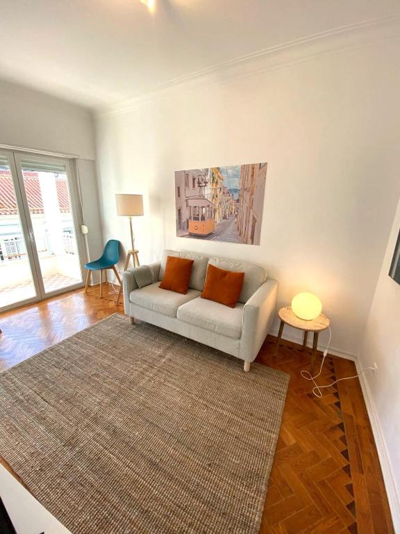 Sunny apartment with a balcony