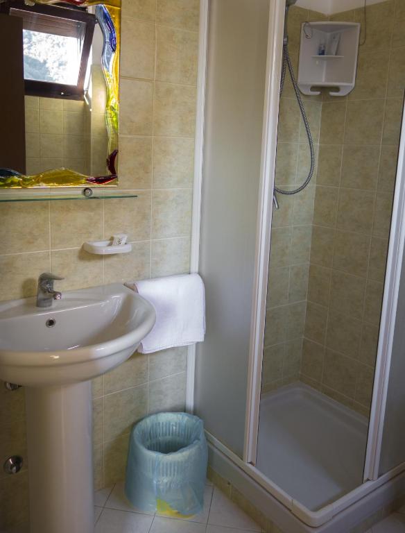 Koupelna v ubytování Albergo La Romanella