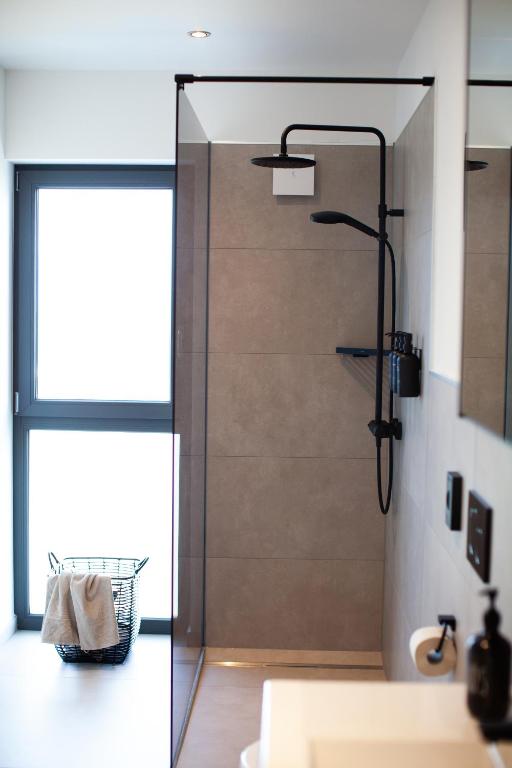 Koupelna v ubytování Siebenschläfer Appartements