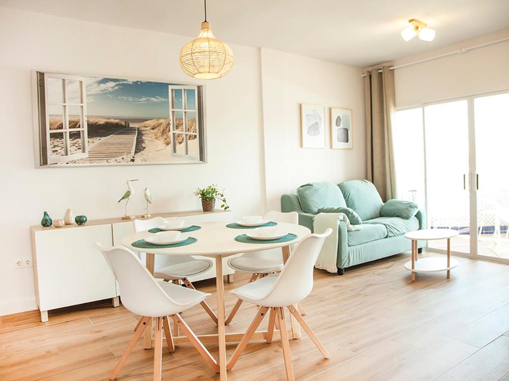Posezení v ubytování Sanlucarsun Apartamento frente al mar