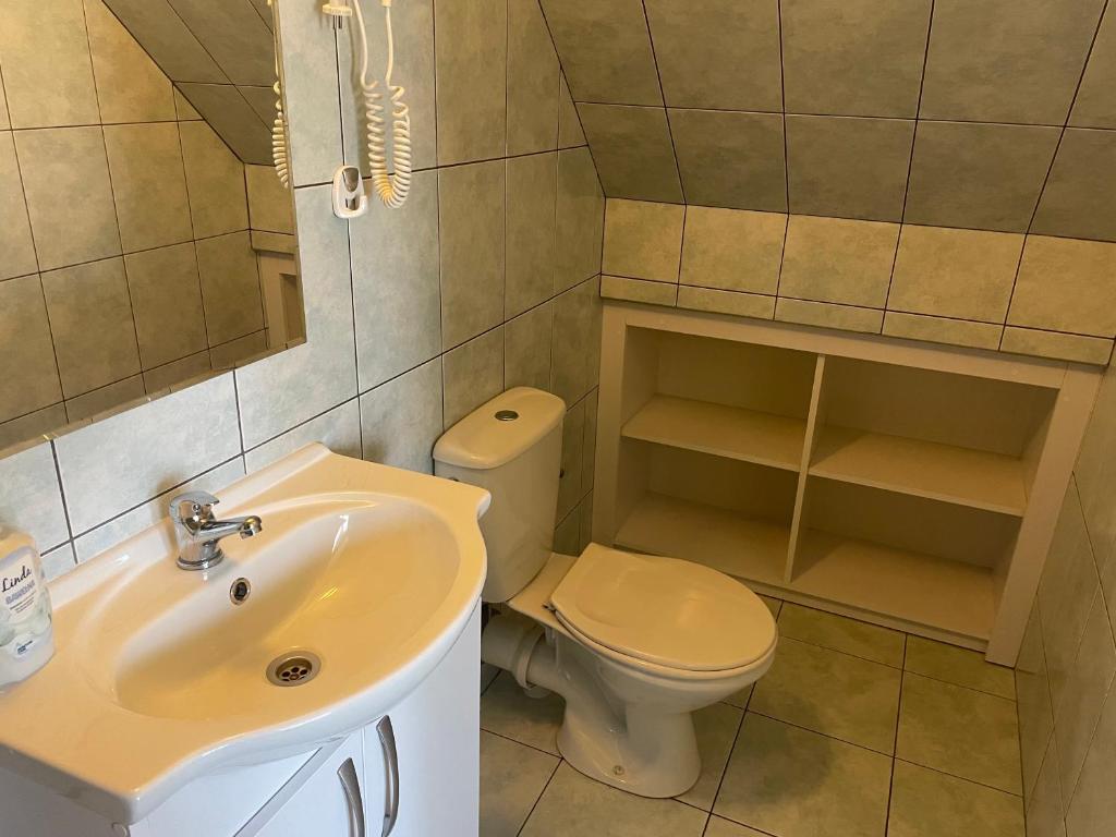 Koupelna v ubytování Willa Stenia Apartamenty