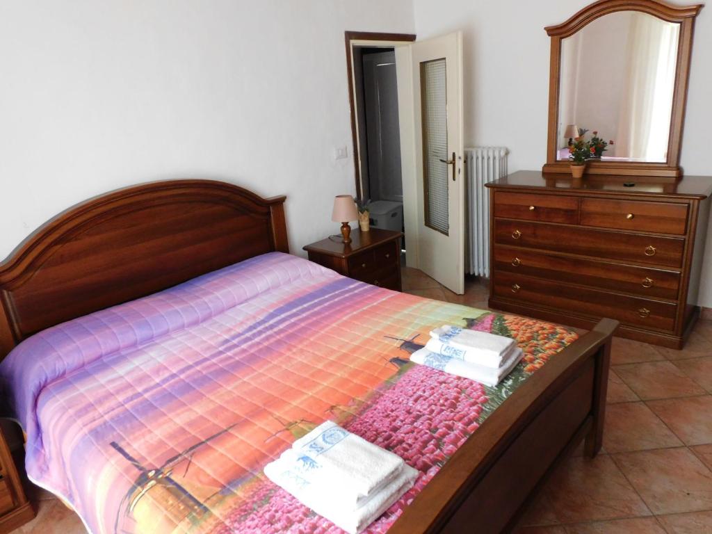 Posteľ alebo postele v izbe v ubytovaní Casa Colonne Fiorite