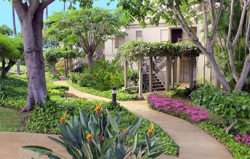 Zahrada ubytování Wailea Ekolu Village - CoralTree Residence Collection