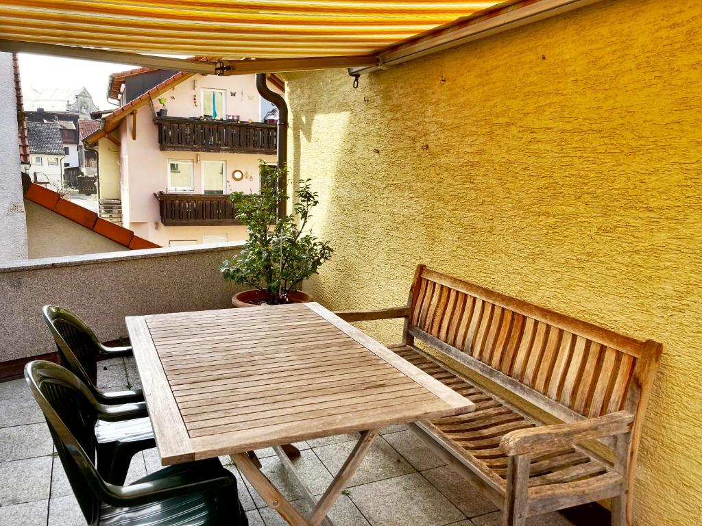 Posezení v ubytování Ferienwohnung am Walberla / Fränkische Schweiz