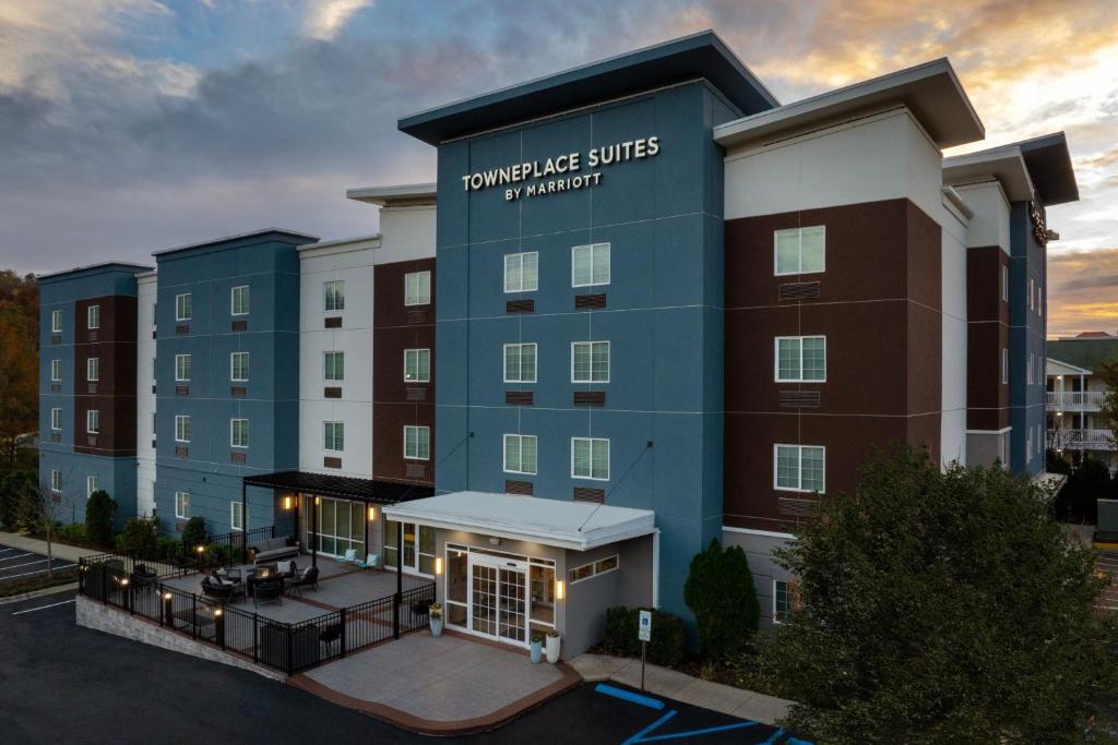a rendering of the front of a hotel at TownePlace Suites by Marriott Birmingham South in Birmingham