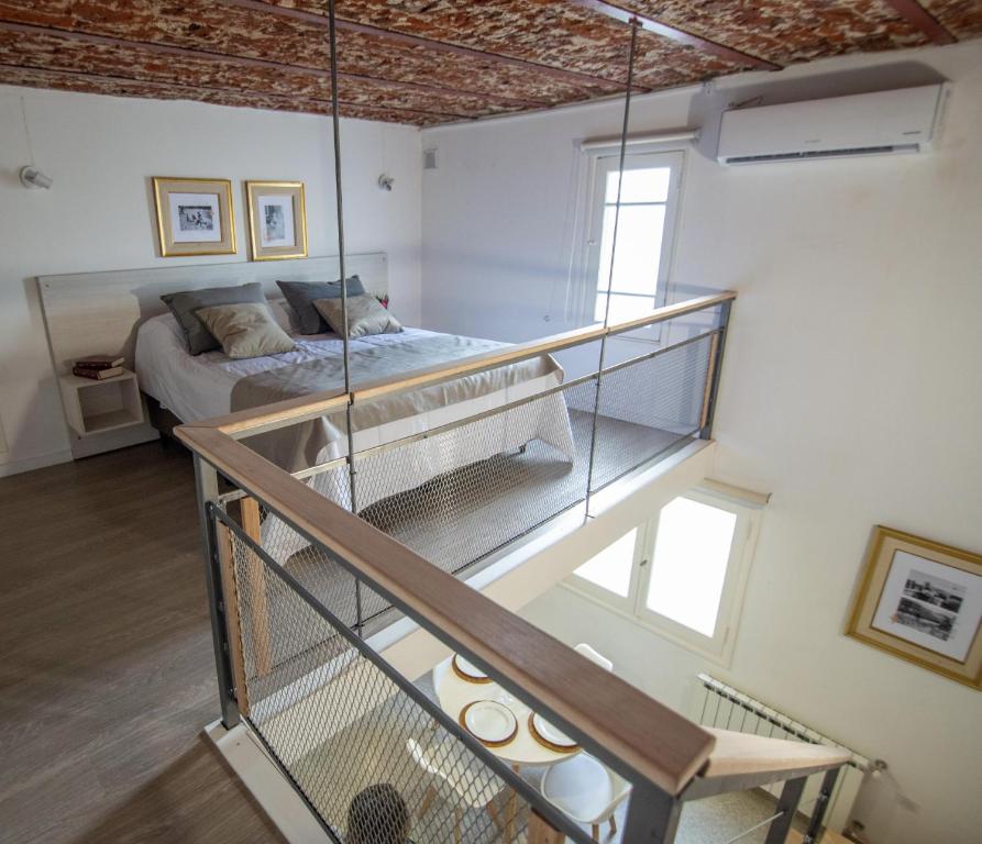 Ένα ή περισσότερα κρεβάτια σε δωμάτιο στο Casona Filiberta