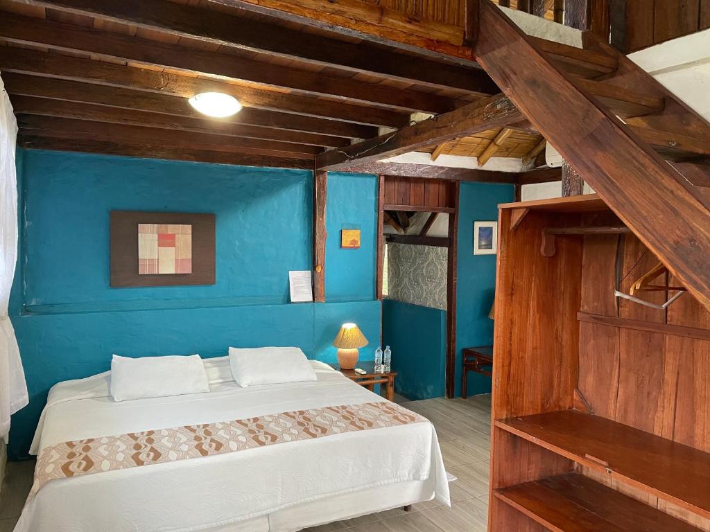 Postel nebo postele na pokoji v ubytování Samai Lodge Holistic Living