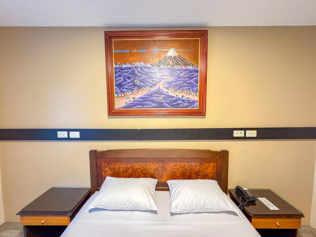 Postel nebo postele na pokoji v ubytování GH Alexander Hotel