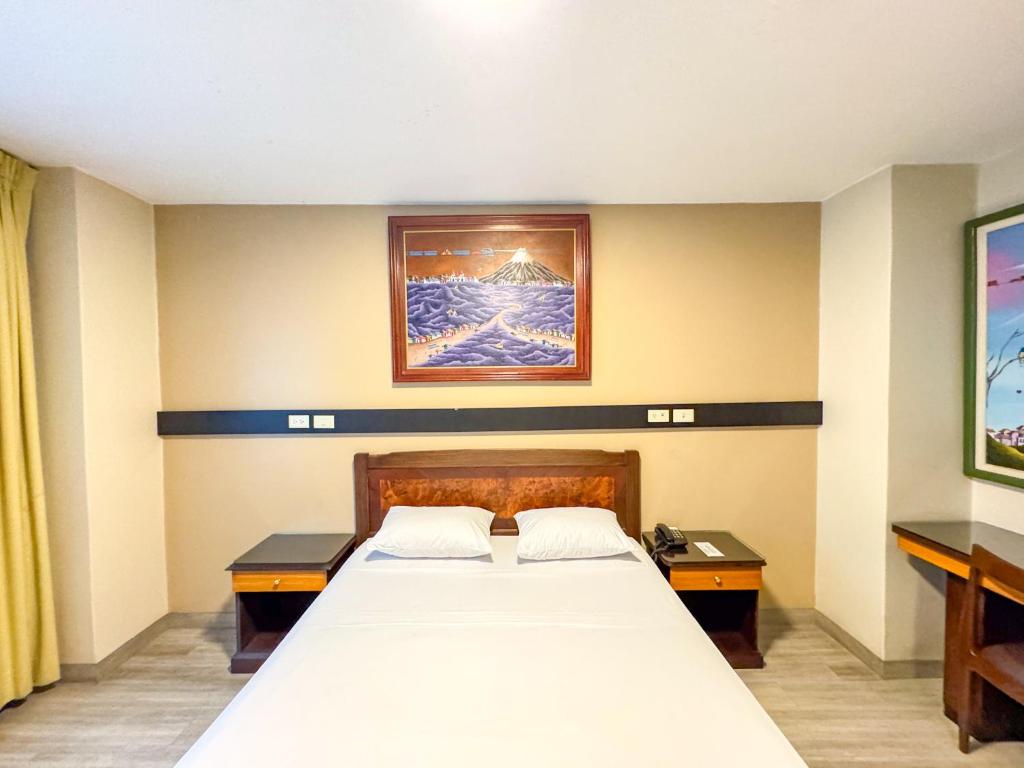 Postel nebo postele na pokoji v ubytování GH Alexander Hotel