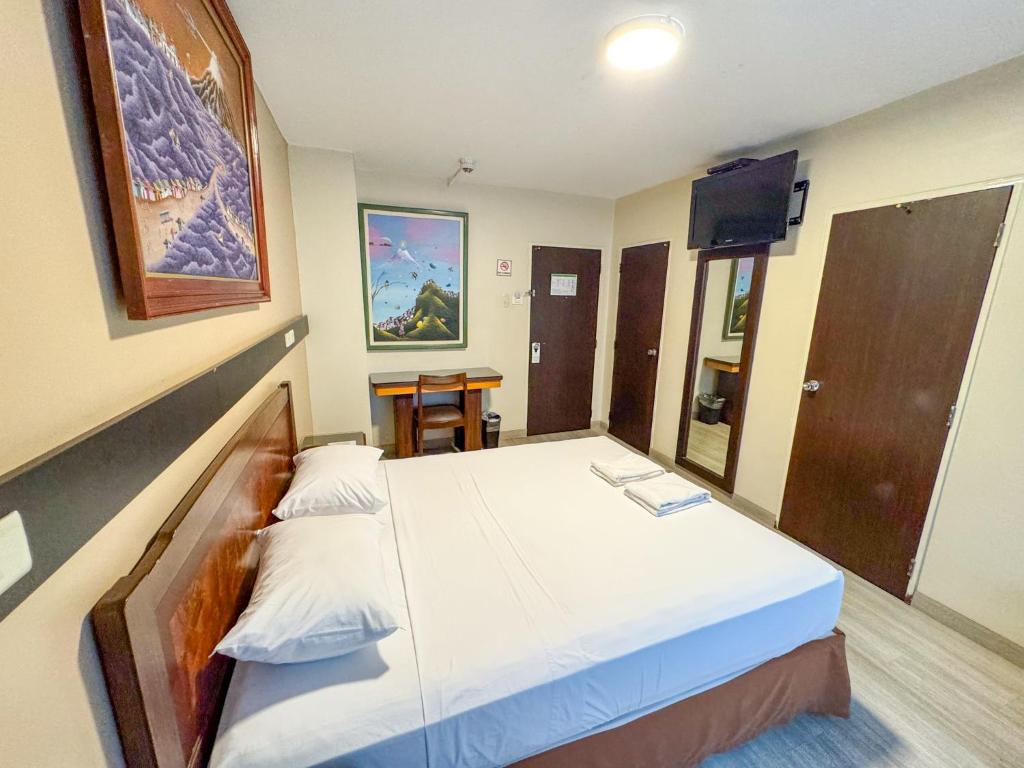 Postel nebo postele na pokoji v ubytování GH Alexander Hotel
