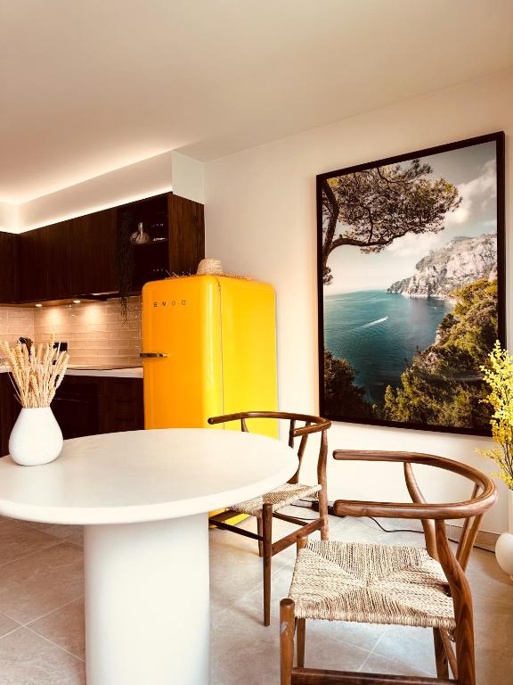 Kuchyň nebo kuchyňský kout v ubytování New ! Superbe Studio - Déco Capri Dolce Vita