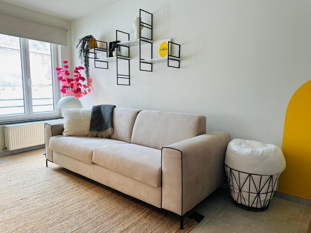 Posezení v ubytování New ! Superbe Studio - Déco Capri Dolce Vita