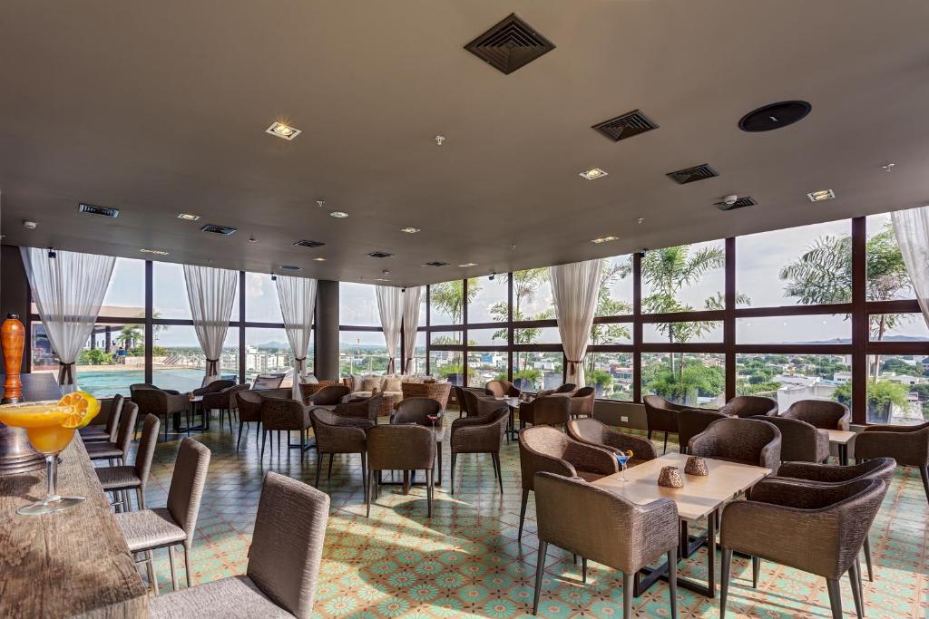 Posezení v ubytování GHL Hotel Monteria