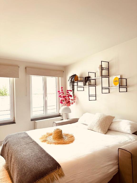 Postel nebo postele na pokoji v ubytování New ! Superbe Studio - Déco Capri Dolce Vita