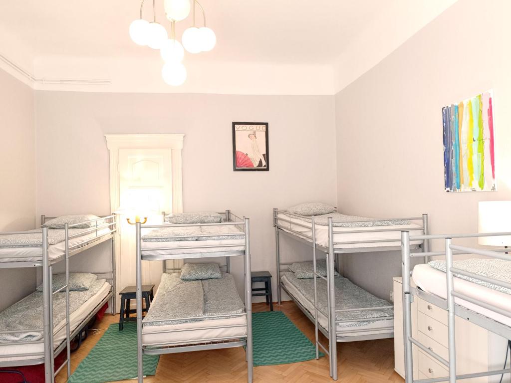 Postel nebo postele na pokoji v ubytování Bridgetown Hostel