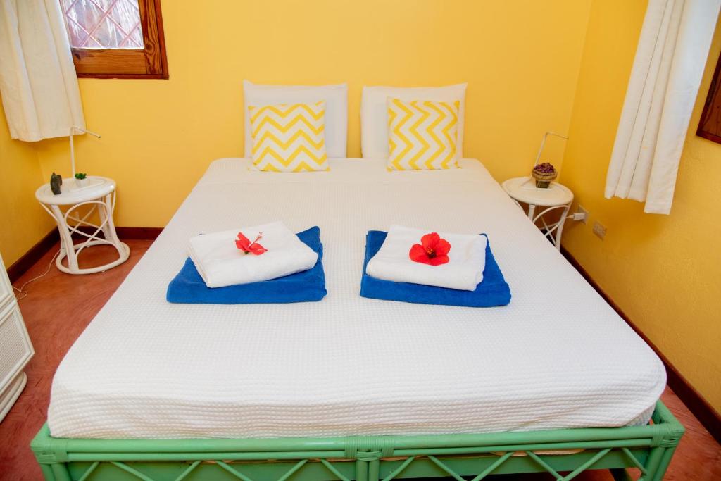 Postel nebo postele na pokoji v ubytování Villa Caribeña