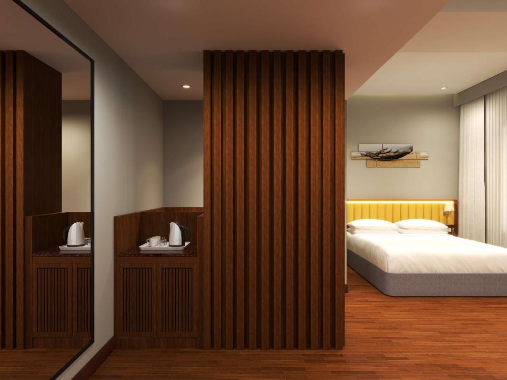 Postel nebo postele na pokoji v ubytování Park Inn by Radisson Goa Candolim