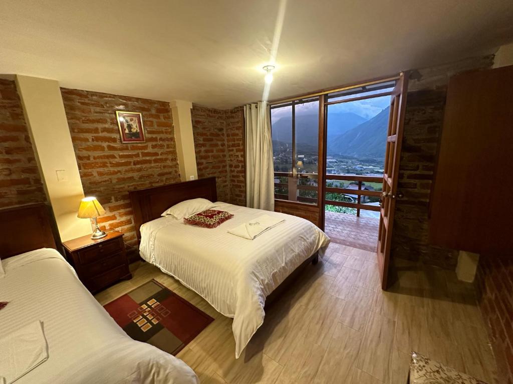 Postel nebo postele na pokoji v ubytování Spa Hotel Etelvina