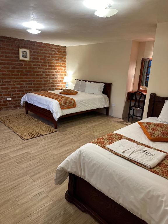 Postel nebo postele na pokoji v ubytování Spa Hotel Etelvina