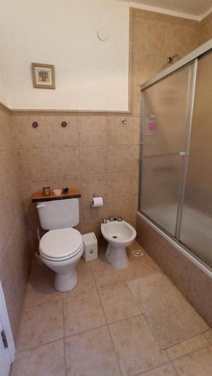 Koupelna v ubytování Buenavida Guesthouse