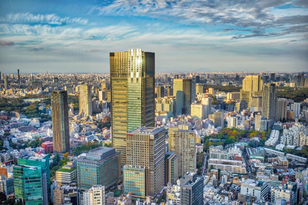 Nespecifikovaný výhled na destinaci Tokio nebo výhled na město při pohledu z hotelu