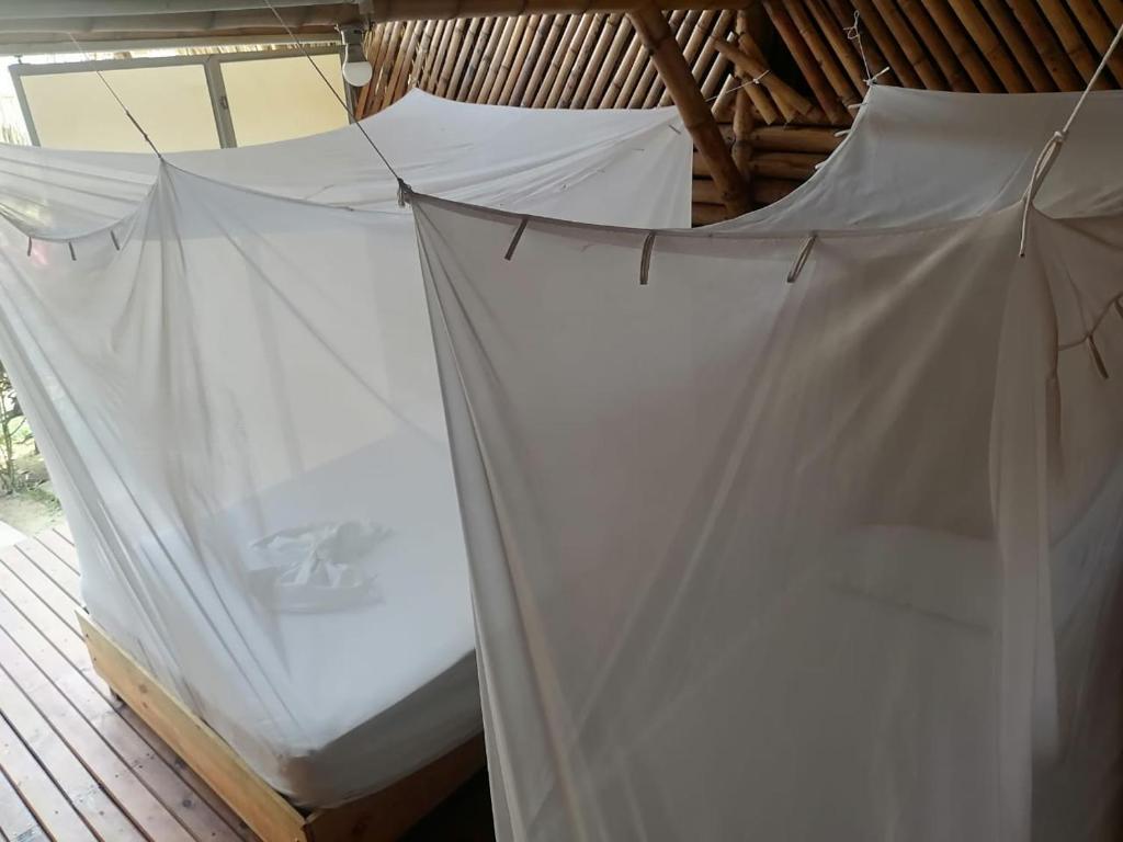 Postel nebo postele na pokoji v ubytování Cabaña Beach Palomino