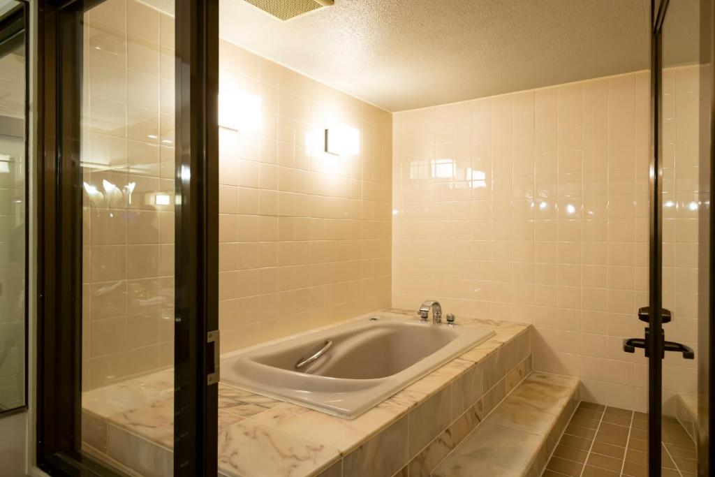Koupelna v ubytování Tokiwa Hotel