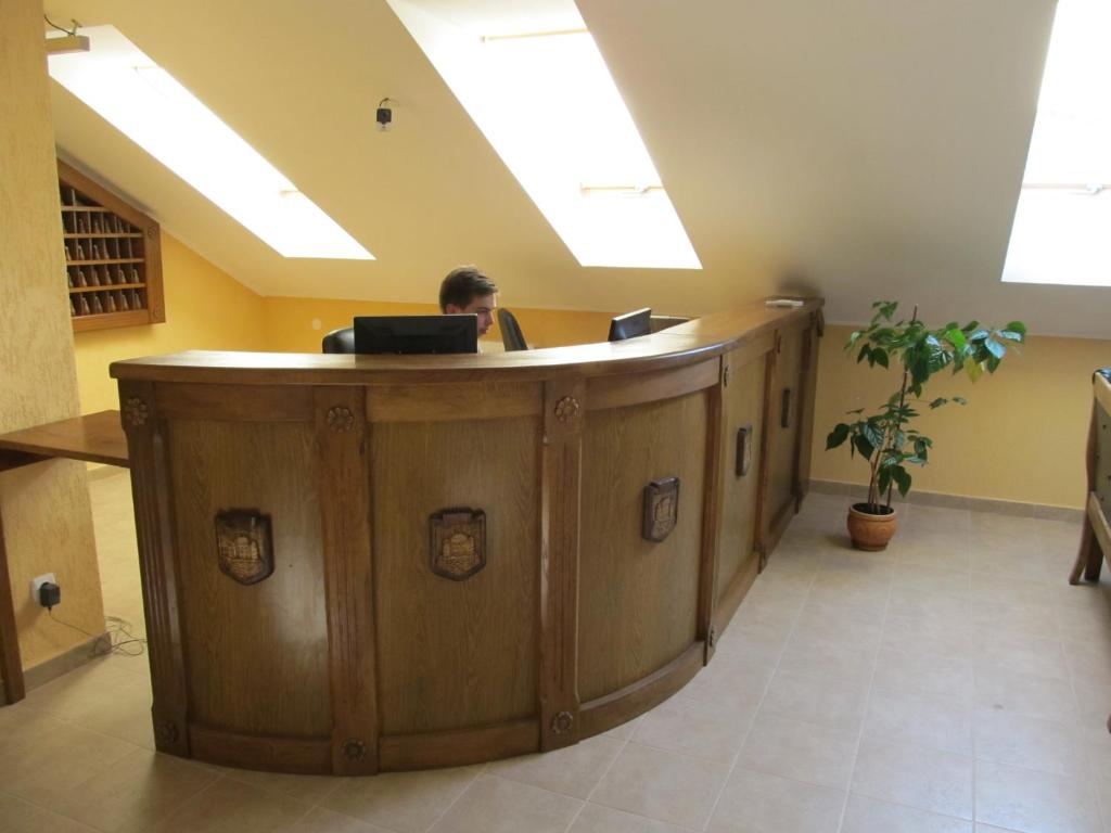 Vstupní hala nebo recepce v ubytování Mini-hotel Na Pidgradskiy