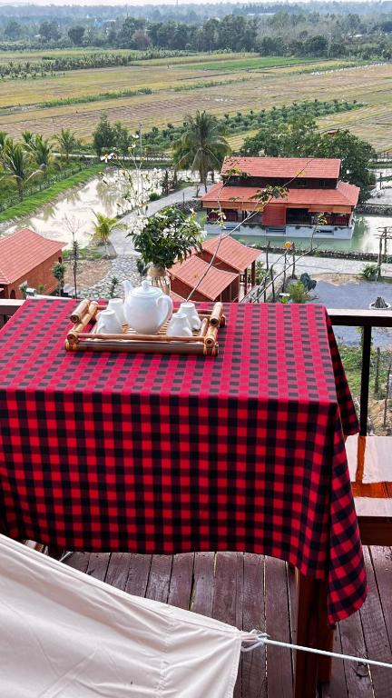 Balkón nebo terasa v ubytování Homestay Dream hill