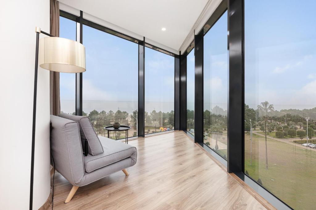 Balkón nebo terasa v ubytování Bellevue Residence Suites