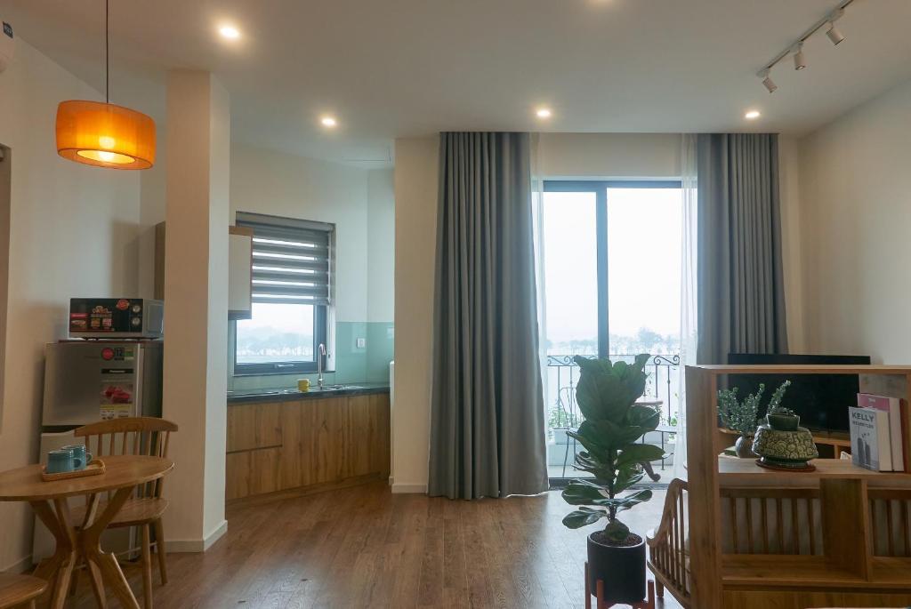 Knihovna v apartmánu