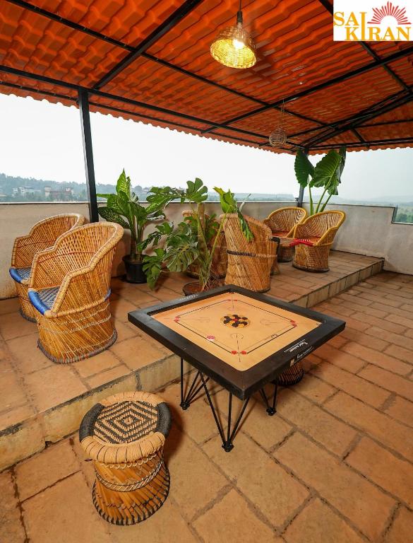 Balkón nebo terasa v ubytování Saikiran Hotel