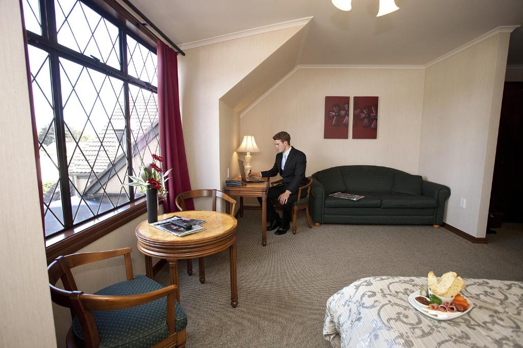 Posezení v ubytování Distinction Coachman Hotel, Palmerston North