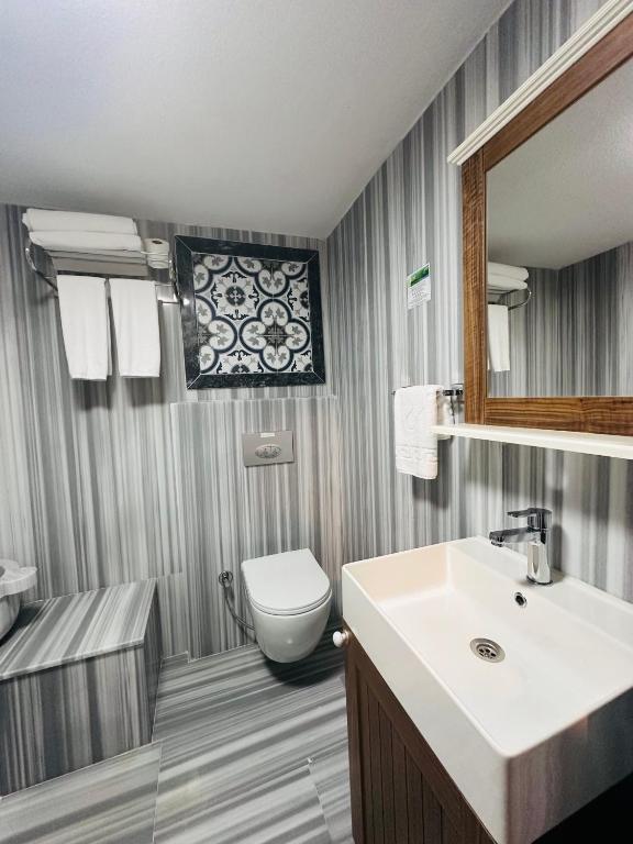 Koupelna v ubytování Ferman Hotel Old City -Special Category