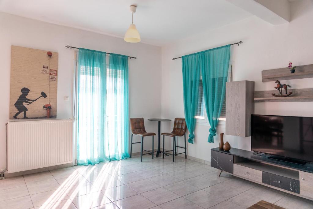Kuchnia lub aneks kuchenny w obiekcie King home Larissa city