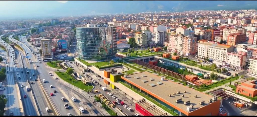 Nespecifikovaný výhled na destinaci Denizli nebo výhled na město při pohledu z hotelu