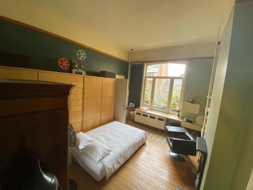 Postel nebo postele na pokoji v ubytování Lunatree